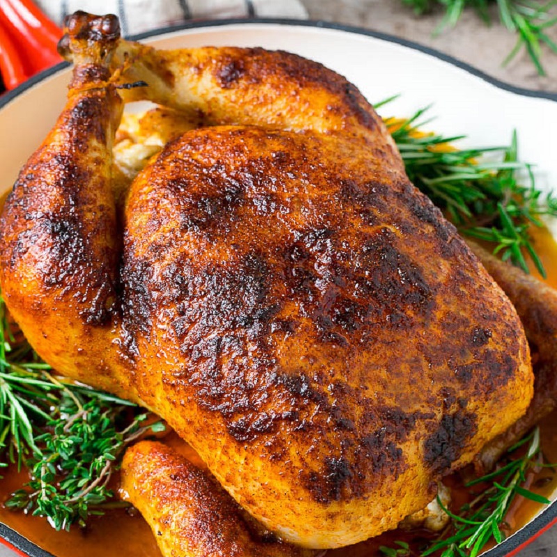 Roasted Chicken - Pollo Asado - Juana & Gloria
